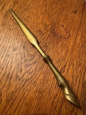 OTWIERACZ DO LISTÓW: podkowa, koń, przynoszący szczęście, około 1950 roku mosiądz, świetny prezent