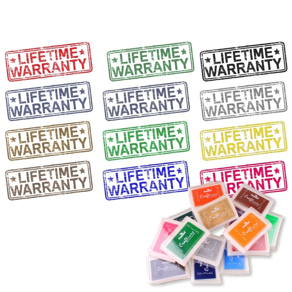 Чернильные прокладки для марок PMLAND для рукоделия, штамповки на бумаге, дереве или ткани, 15 цветов - Изображение 4 из 4