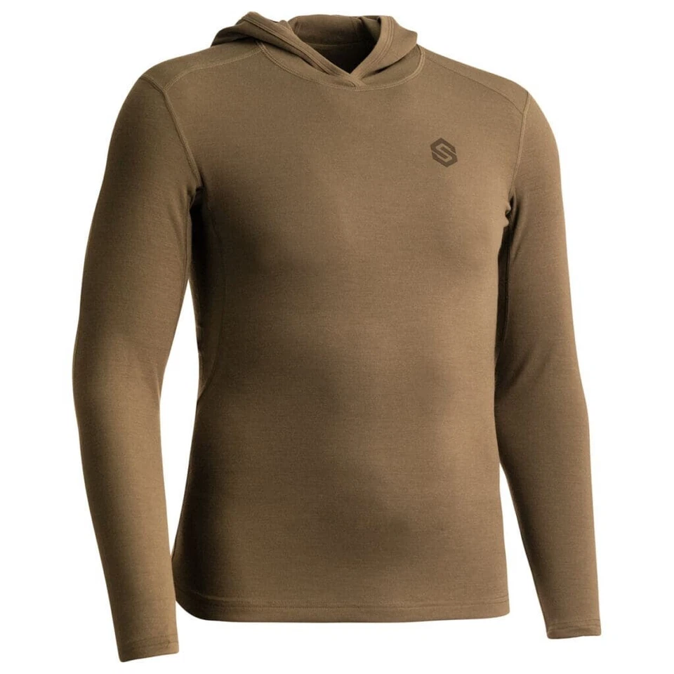 Sudadera con capucha Scentlok Merino 250 marrón XL Foto 3 de 4
