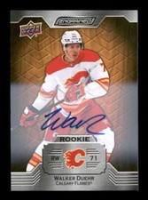 WALKER DUEHR 2023/24 UD ENGRAINED #136 OAK ROOKIE AUTOGRAPH AUTO RC BF5989