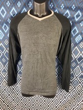 Brandini Sweater Lightweight Gray Black Men XL Chest 46" Length 24.5"