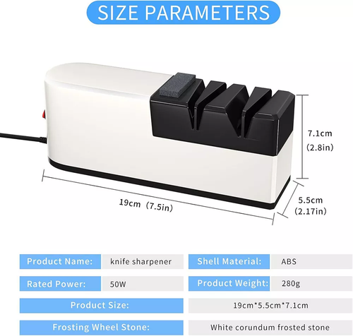 5 IN 1 Professional Electric Knife Sharpener 3 Stage Chef Knife Quick Sharpening - Picture 2 of 7