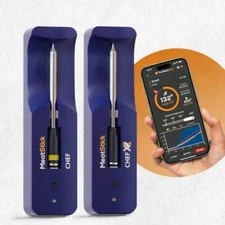 Quad Sensors Smart Wireless Meat Thermometer with Bluetooth