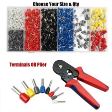 Connectors Cord Wire Crimp Cable Pin End Bootlace Ferrule Terminals Kit USA HQ