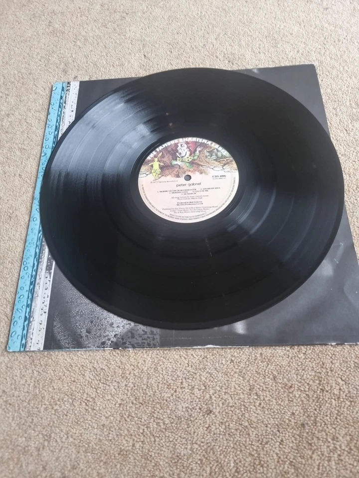 Peter Gabriel - Peter Gabriel Vinyl LP Charisma Records UK 1977 - Image 3 of 4
