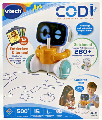 VTech Art Codi der clevere Mal-Roboter Zeichnen Lernen Programmieren Kinder 4+
