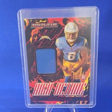 Panini 2025 Rookies & Stars Omarion Hampton Chargers Rookie Memorabilia HOM-OHN