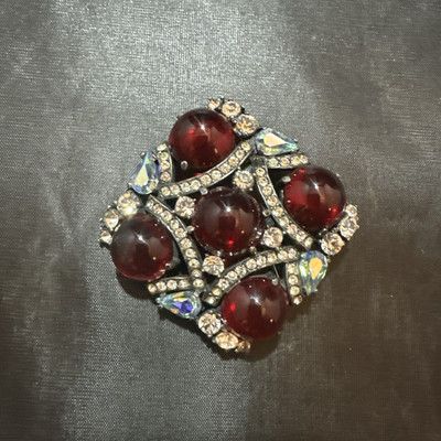 Stunning Vintage Schiaparelli Original Showstopper Rhinestone Brooch