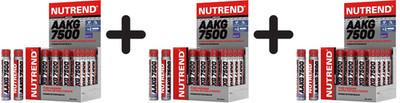3 x Nutrend AAKG 7500, Blackcurrant - 20 x 25 ml. (49,97 EUR/L)
