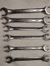 Lot Of 6 Nice Craftsman Flare Nut Line Wrenches Lot Of 6 Nice Craftsman Flare Nut Line Wrenches