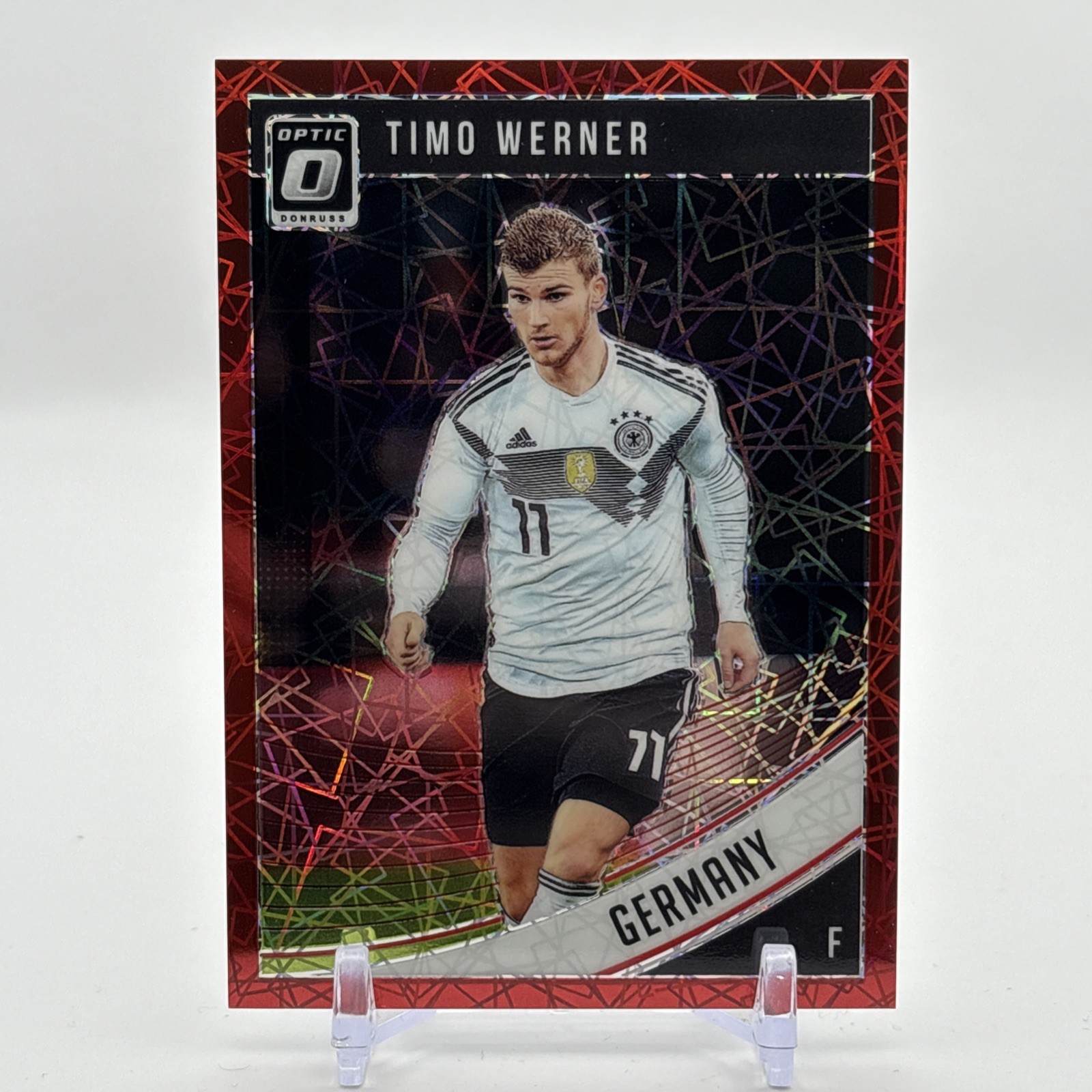2018 Panini Donruss Optic Red Velocity /50 Timo Werner #137 Rookie