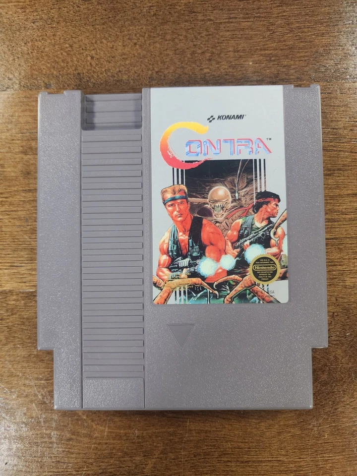 Contra (Nintendo NES, 1988)-TESTED - Image 2 of 4