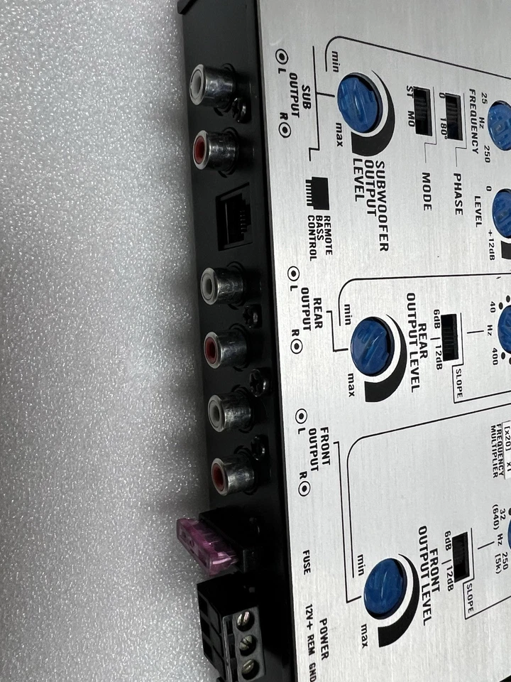 LANZAR OPTI X-5 3 way active crossover W/ Bass Knob BRAND NEW Fast Shipping - Image 2 of 3