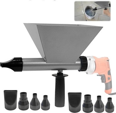 Electric Mortar Grout Gun Portable Pointing Grouting Caulking Sprayer with 8... 