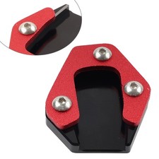 Red Kickstand Sidestand Foot Enlarger Pad For HONDA DAX125 GROM 125 MSX 125