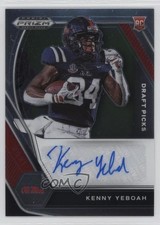 2021 Panini Prizm Draft Picks Draft Picks Auto Kenny Yeboah #DPA-KYE Auto 3hd