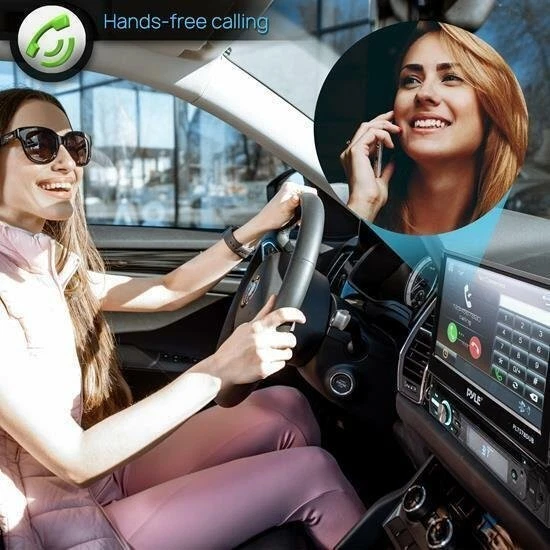 Pyle 7in. Touch Screen CD/DVD/MP3 Car Player w/USB AUX Receiver PLTS78DUB - Image 2 of 4