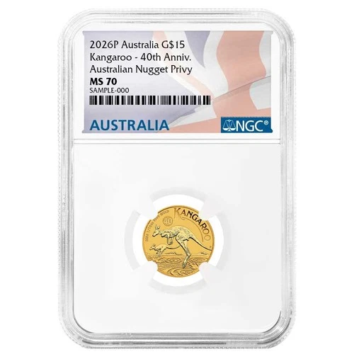 2026 Australian Gold Kangaroo 1/10 oz — photo from the most recent tracked eBay sale