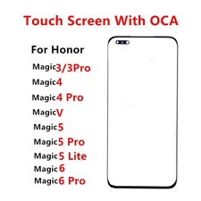 Front Outer Glass Panel Lens Replace Parts For Honor Magic 6 Pro V 5 Lite 4 3