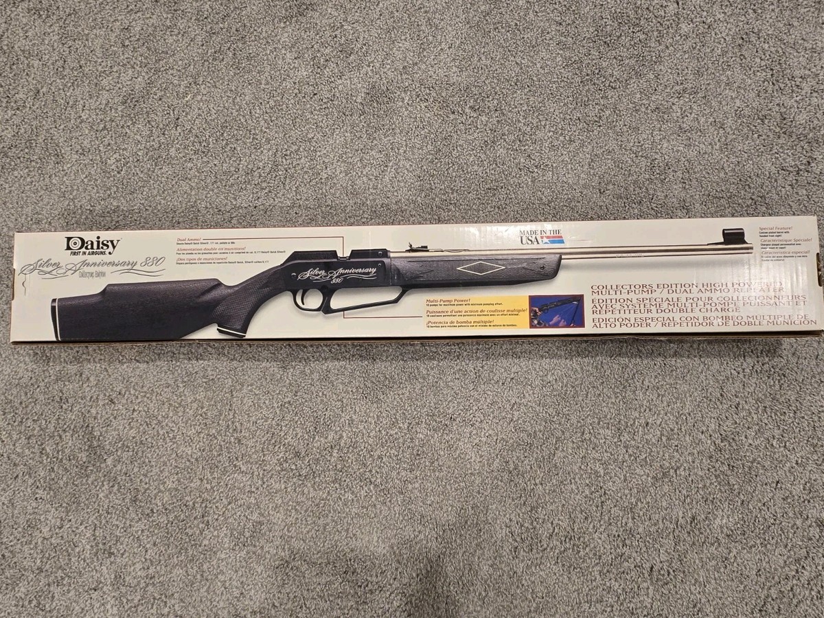 Daisy Silver Anniversary 880 Multi-Pump .177 Dual Ammo Air Rifle