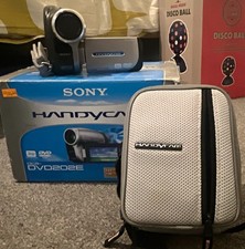 Sony Handycam DCR-DVD202E Silver DVD Camcorder 12x Zoom 2.7in LCD