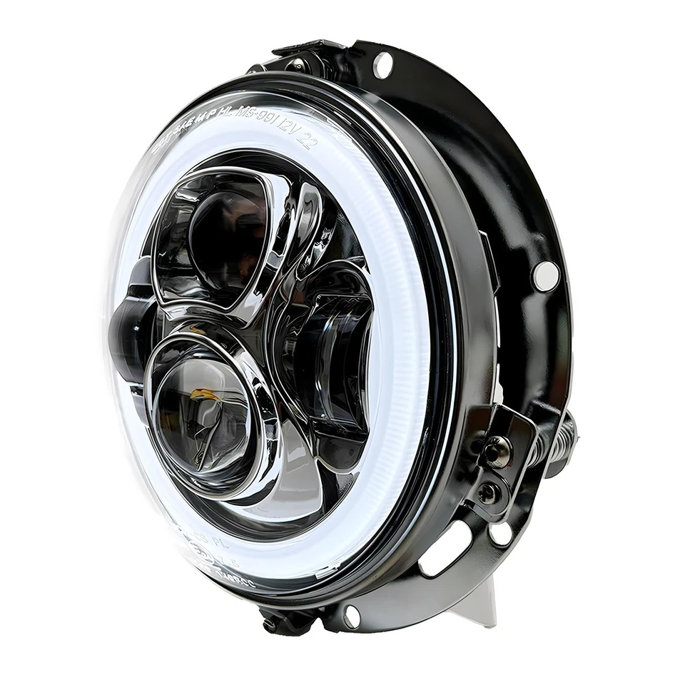 7" LED Scheinwerfer 2X 4.5" Nebelscheinwerfer Für Harley Road King Softail CVO - Bild 4 von 4