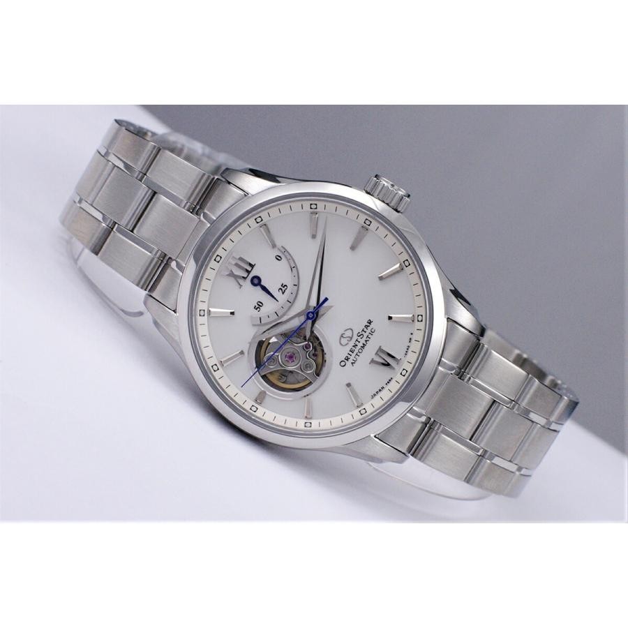 Orient Star Automatic Watch Semi Skeleton Mens Wh… - image 4