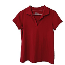 CAT JACK BRAND Girl's Red Polo Uniform - XL 14