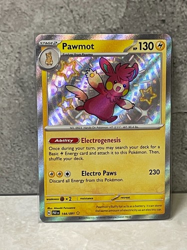 Pokemon Paldean Fates Pawmot 144/091 (NM)