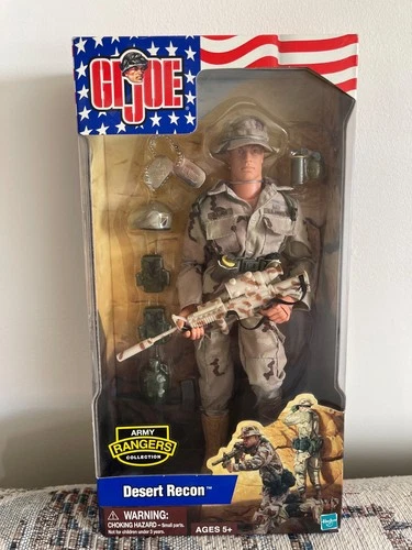 2002 Hasbro GI JOE Army Rangers Collection DESERT RECON Figure