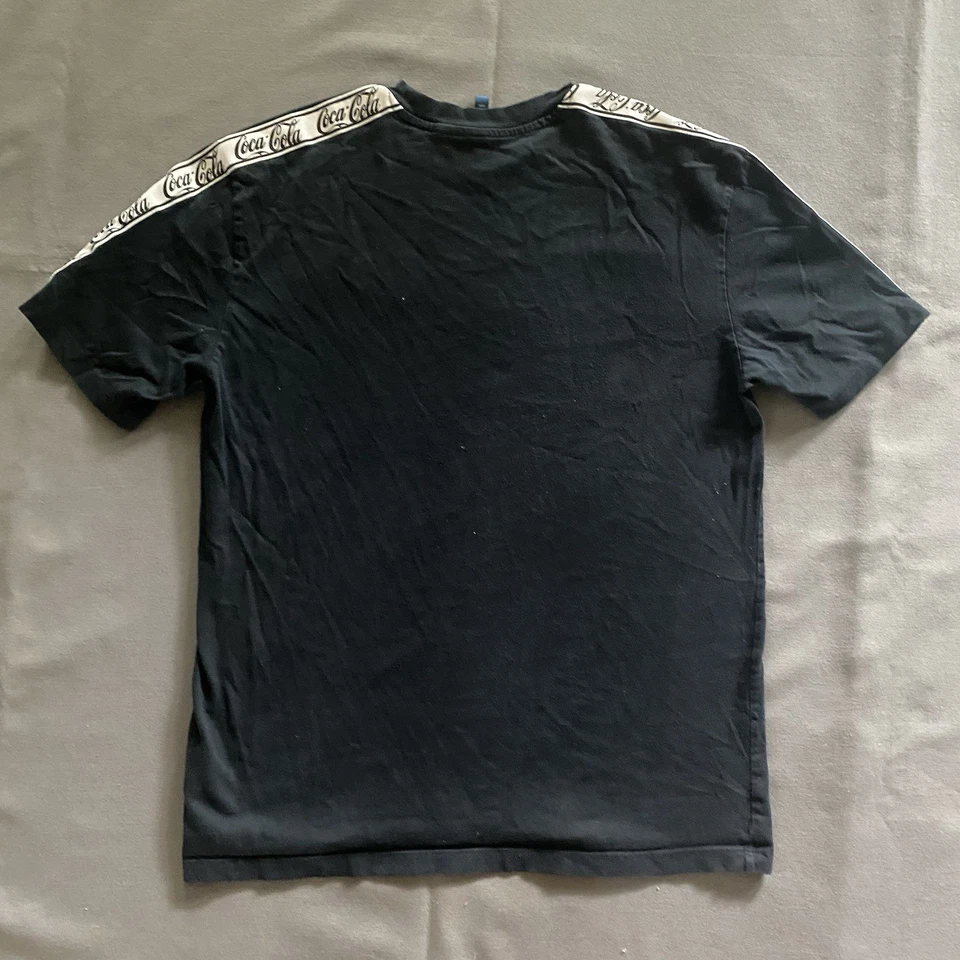 Divided H&M Coca Cola T Shirt Mens Size Medium Black Short Sleeve Coke Soda Pop - Image 2 of 4