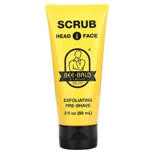 Scrub Head & Face, Exfoliating Pre-Shave, 3 fl oz (89 ml)