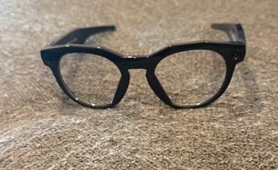 Oakley Meta HSTN Smart Glasses Black Frame Clear Lenses * 2025 Smart Sunglasses