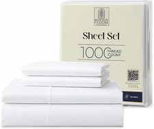 4 Pc Full Sheet Set 1000 Thread Count 100 Egyptian Cotton Premium Hotel Luxury