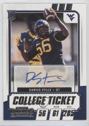 2021 Panini Contenders Draft Picks College Ticket Auto Darius Stills #284 Auto