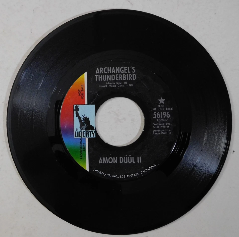 psych AMON DUUL II Archangel's Thunderbird Soap Shop Rock LIBERTY PROMO 45 HEAR - Image 2 of 4