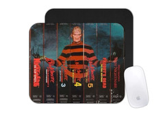 Custom Mouse Pad Slasher Horror Movie Collection VHS Fan Desk Mat Office