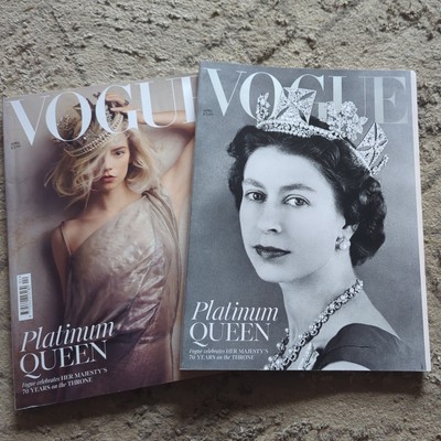 UK Vogue April 2022 HRH Queen Elizabeth Platinum Jubilee Anya Taylor Joy