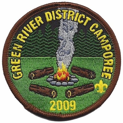 Green River District 2009 Camporee patch - Chief Seattle Council