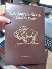 1913-1938 U.S. Buffalo Nickels Coins Collector Panels, PCS Binder, 20 Panels