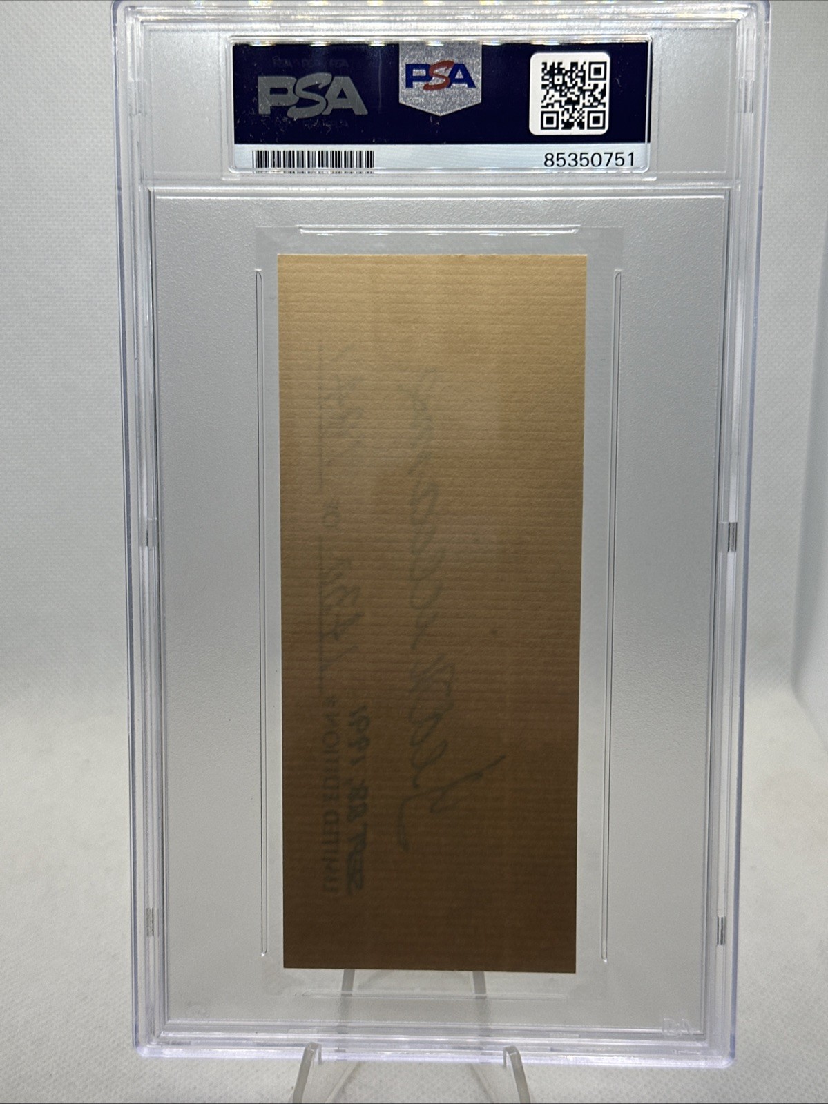 1991 Ted Williams Family Coll. Autograph /1941 (PSA 8) view 2