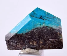 46carats GEM SILICA CHRYSOCOLLA CHALCEDONY LILY MINE PERU FREE FORM QUARTZ BB195