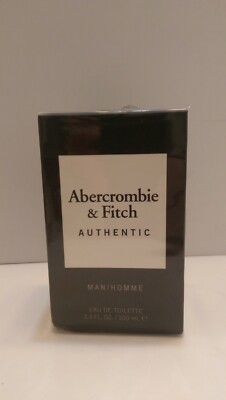 ABERCROMBIE & FITCH AUTHENTIC 3.4 OZ / 100 ML EAU DE TOILETTE SPRAY FOR MAN