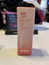 Peripera Ink Velvet Lip 23 Peaches Long Lasting Color .14oz