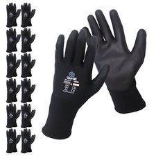 Glovbe 120 Pairs Work Garden Gloves Mechanic Construction Safety Bulk Wholesale