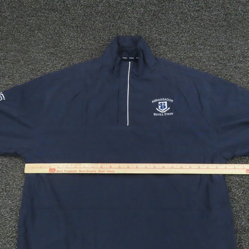 Ping Shirt Adult Small Navy Blue 1/4 Zip Long Sleeve Mock Neck Golf Casual Mens - Picture 4 of 11