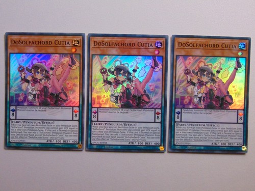 DoSolfachord Cutia ANGU-DE014 1. Auflage Super Rare x3 Playset (Packfrisch)