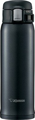 Zojirushi SM-SD48-BC Stainless Thermos Mug Bottle 0.48L 16 oz Silky Black w/Tra