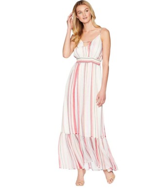 NWT-Jack by BB Dakota Luciana "Umbrella Stripe" Crinkle Chiffon Maxi-Size  Large | eBay