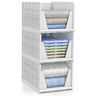 Sorbus Shelf Organizer, Large and X-Large Stackable Closet and Bathroom Storage
